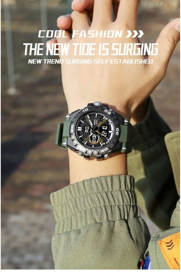 DİJİTAL VE ANALOG ERKEK KOL SAATİ924910 - Resim 4