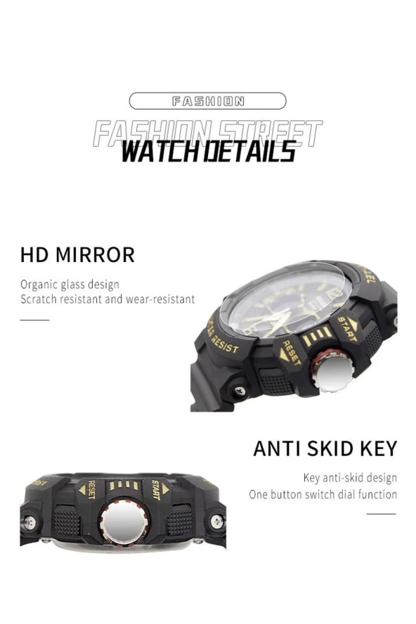 DİJİTAL VE ANALOG ERKEK KOL SAATİ924901 - Resim 2