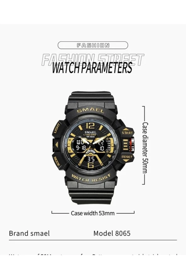 DİJİTAL VE ANALOG ERKEK KOL SAATİ924901 - Resim 3