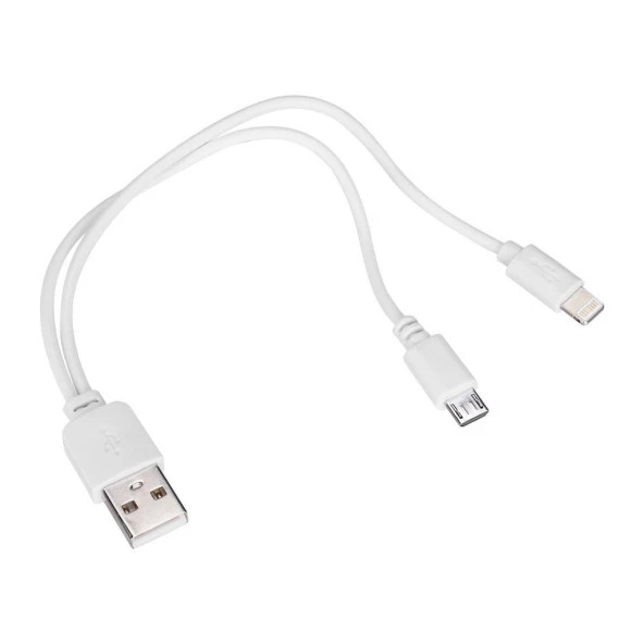 S-link SL-IP53 USB iPhone 6/7/8 + Micro 5Pin Çevirici Kablo