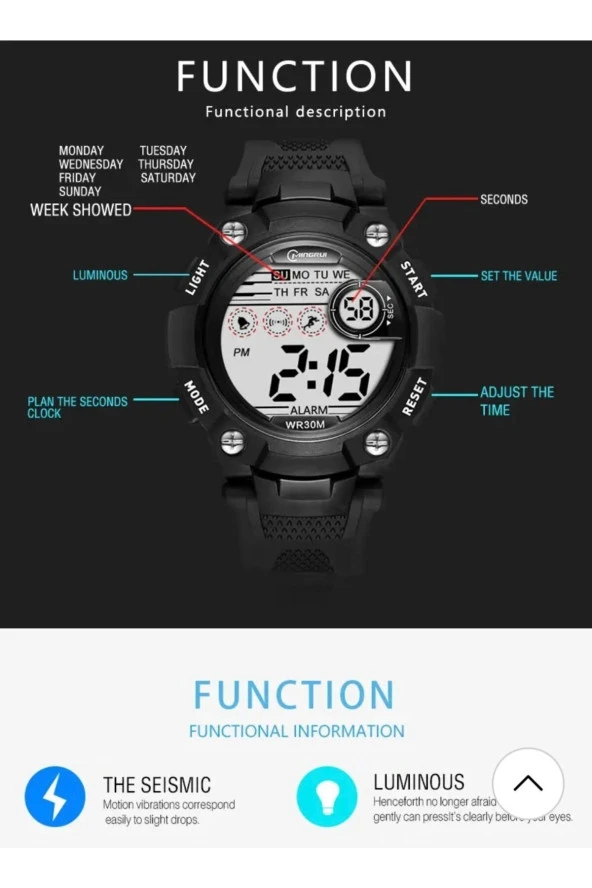 Dijital Çocuk Genç Kol Saati924807 - 3