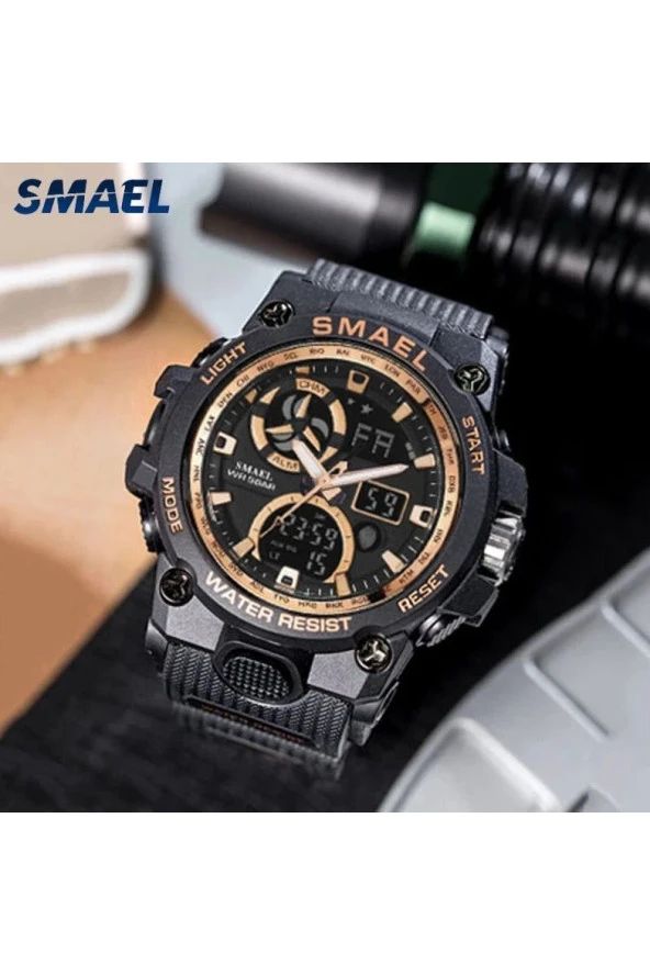 SMAEL Dijital Ve Analog Erkek Kol Saati924795 - Resim 2