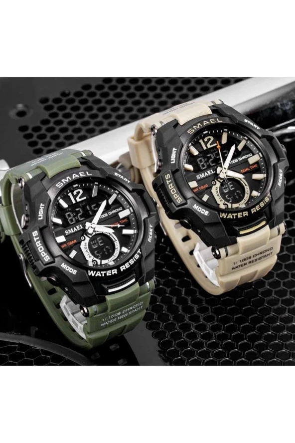 Dijital Ve Analog Erkek Kol Saati924803 - Resim 2