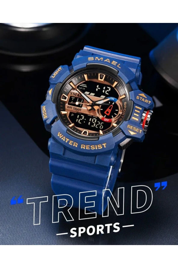 Dijital Ve Analog Erkek Kol Saati924794 - Resim 6