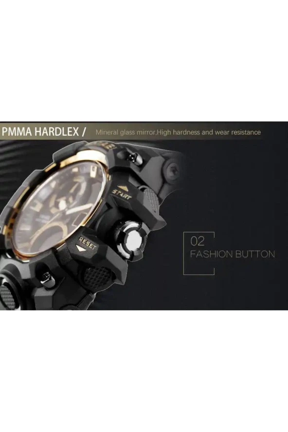 SMAEL Dijital Ve Analog Erkek Kol Saati924795 - Resim 4