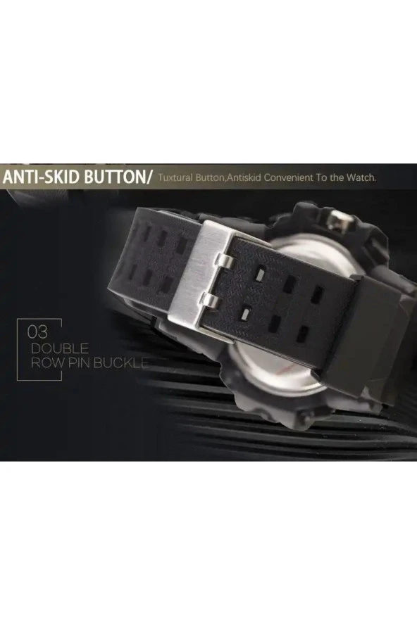 SMAEL Dijital Ve Analog Erkek Kol Saati924795 - Resim 6