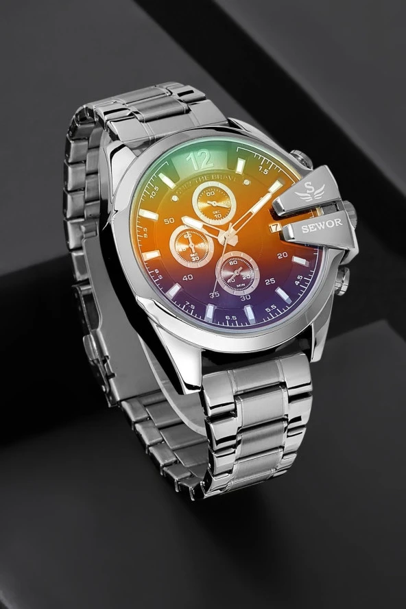 Orjinal Watch Renkli Cam Tüm Fonksiyonları Aktif Erkek Kol Saati924640 ürün görseli