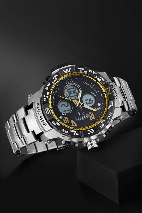 Orjinal Dijital & Analog Tüm Fonksiyonları Aktif Erkek Kol Saati924623 ürün görseli