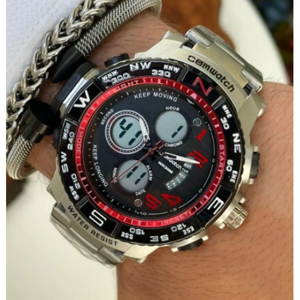 SEWOR Watch Dijital Ve Analog Erkek Kol Saati924275