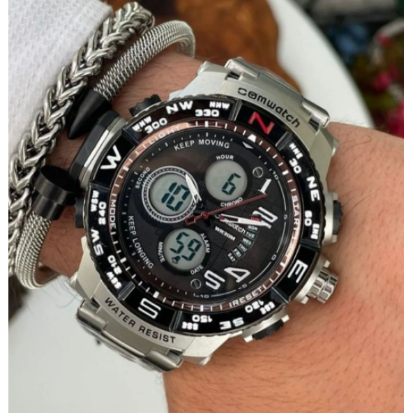 SEWOR Watch Dijital Ve Analog Erkek Kol Saati924274 ürün görseli