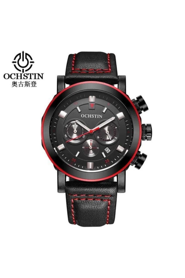 OCHSTIN Tüm Fonksiyon Aktif Deri Kordon Erkek Kol Saati923923 ürün görseli
