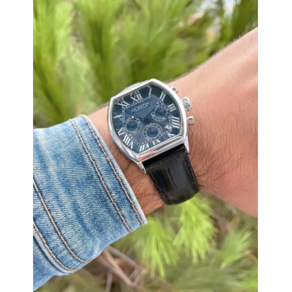 OCHSTIN Tüm Fonksiyon Aktif Deri Kordon Erkek Kol Saati 923876