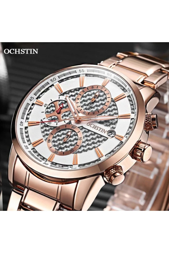 OCHSTIN Tüm Fonksiyon Aktif Çelik Kasa Kordon Erkek Kol Saati923874 ürün görseli