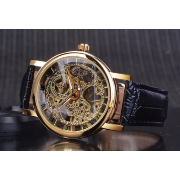 Winner Kurmalı Mekanizma Deri Kordon Kol Saati92326 ürün görseli