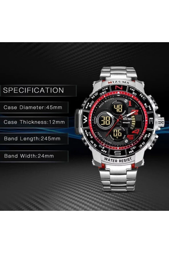 SEWOR Dijital Ve Analog Kol Saati92319 - Resim 2