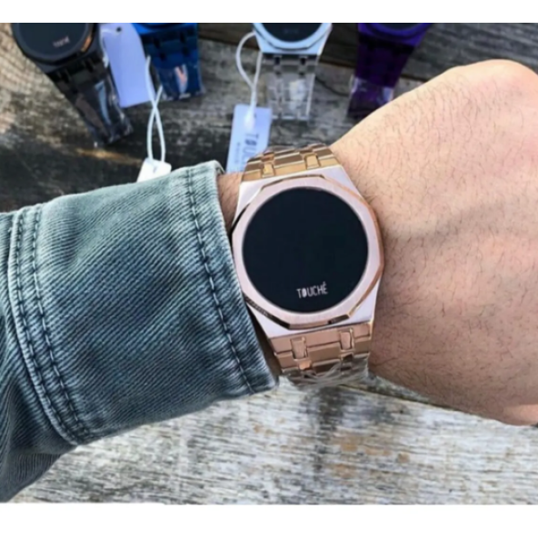 TOUCHE Bakır Renk Dokunmatik Kol SaatiTOC13877 ürün görseli