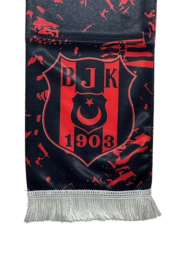Beşiktaş Orijinal Şal Atkı Hediyelik Ahşap Kutulu - 4