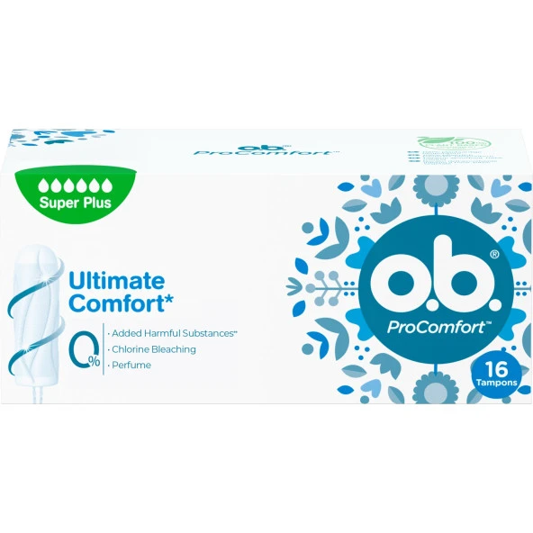 O.B. Tampon Süper Plus 16 Adet