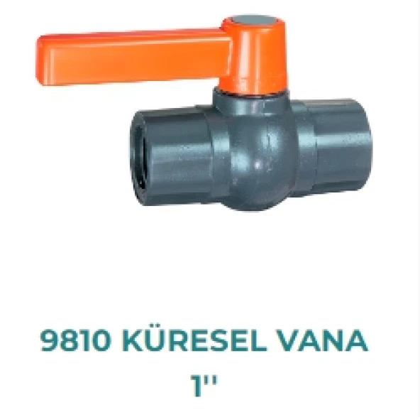 PVC Küresel Vana 1 Parmak