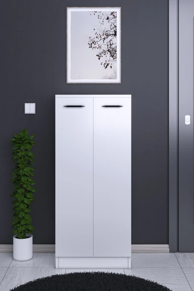 ABETE MOBİLYA Çok Amaçlı Dolap / Beyaz - 2