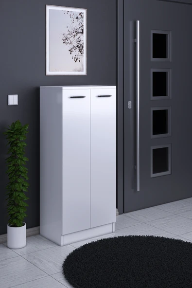 ABETE MOBİLYA Çok Amaçlı Dolap / Beyaz