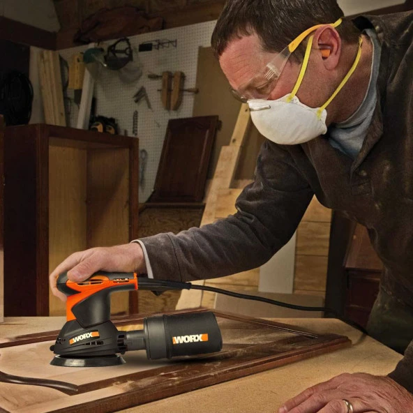 WORX WX652.1 320Watt 125mm Profesyonel Eksantrik Zımpara - 10