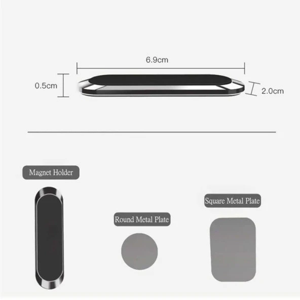 Araç İçi Mıknatıslı Telefon Tutacağı / SYTE167 - 4