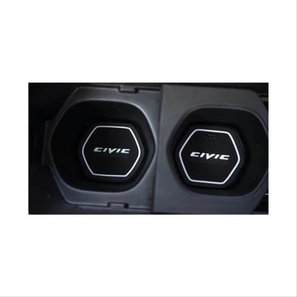 Honda Civic Fc5 2016-2020 İç Konsol Paspası Beyaz - 2