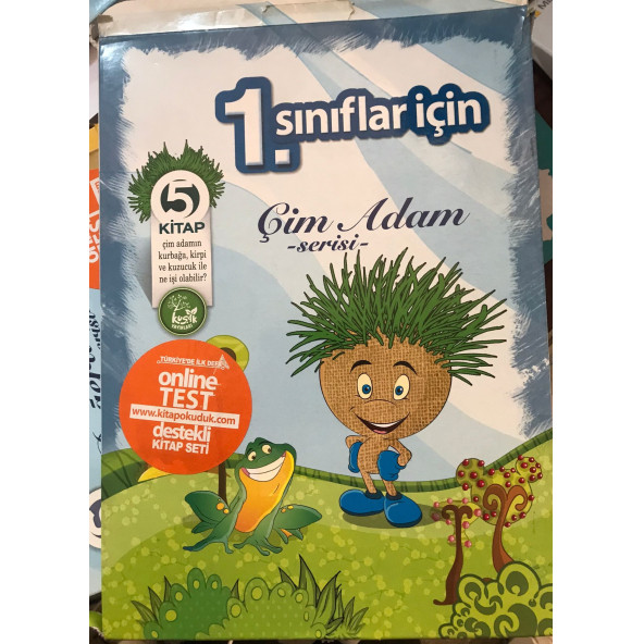 1.SINIFLAR İÇİN ÇİM ADAM SERİSİ 5 KİTAP