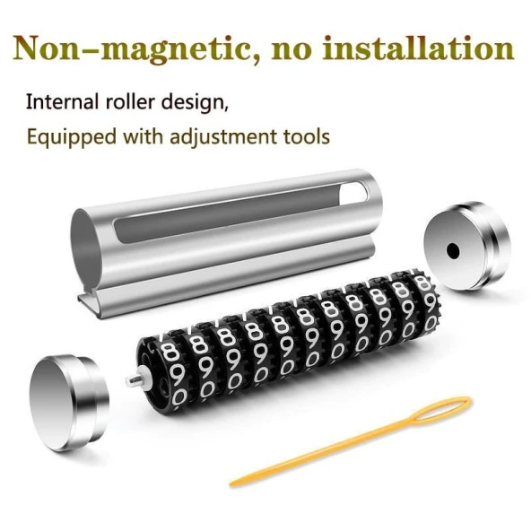 Numaratör Gümüş Uyumlu Renk / Icca105-1 Parça - Resim 2