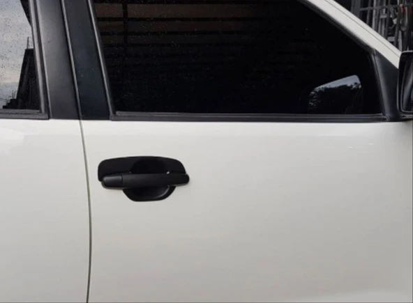 Toyota Hilux Uyumlu Vigo 2012-2015 Kapı Kolu Kaplama Siyah - Resim 4