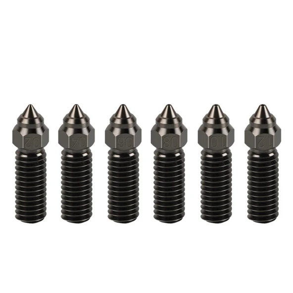 Creality K1-K1 Max-CR M4 Uyumlu Sertleştirilmiş Çelik Nozzle(1.2mm) - Resim 3