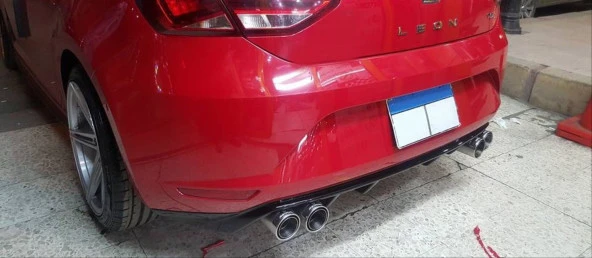 Seat Leon Uyumlu 2012-2017 Difüzör - Piano Black - 2