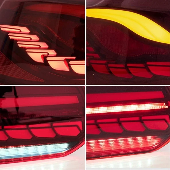 Volkswagen Golf Uyumlu 6 Dragon LED Stop (Kırmızı) HATALI ÜRÜN - 3