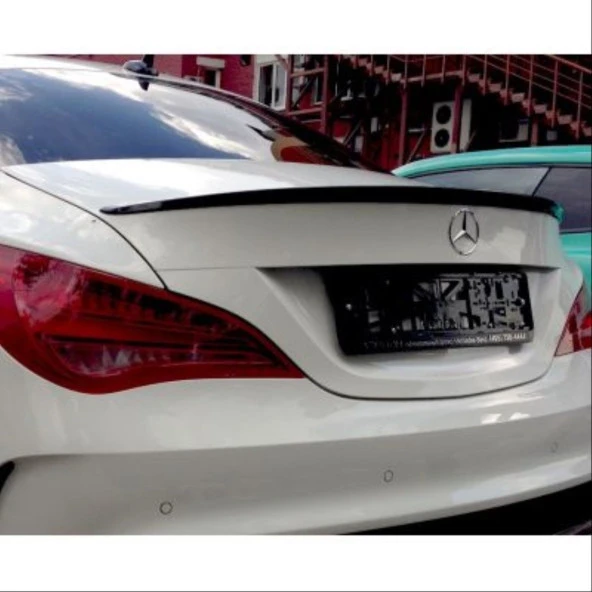 Mercedes W117 Cla 2013-2019 Spoiler Piano Black - 3