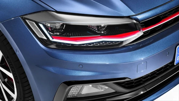 Polo 2019+ Uyumlu Gti Görünüm (Kırmızı) Full LED Far Parça - 2