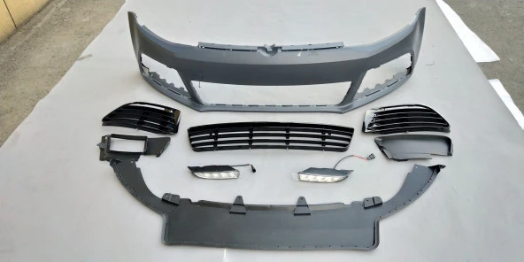 Jetta 2012-2015 Uyumlu İçin ''R'' Ön Tampon Panjur Parça - 2