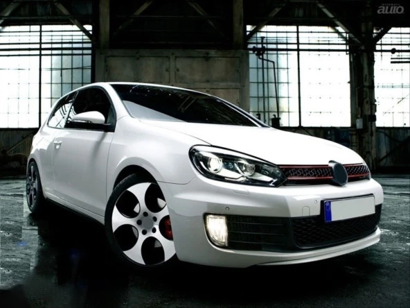 Volkswagen Golf Uyumlu 6 Mk6 2009-2012 Ön Tampon + Panjur Gti - 2