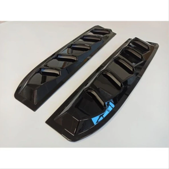 Honda Civic Uyumlu Fc5 2016-2020 Arka Camustu Kaplama 2 Parça - Resim 4