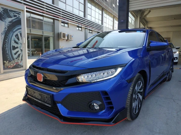 Honda Civic Uyumlu Fc5 2016-2020 Yarasa Ayna Kapağı - 3