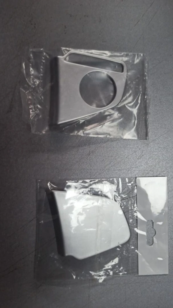 Honda Civic Uyumlu Fc5 2016-2020 Direksiyon Kaplaması 2 Parça - Silver - Resim 2