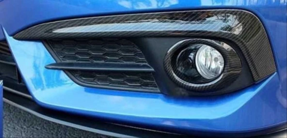 Honda Civic Uyumlu Fc5 2016-2020 Ön Sis Kas - Halka Kaplama Karbon - Resim 2