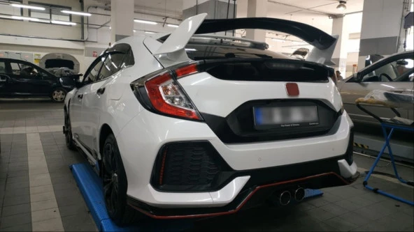 Honda Civic Uyumlu Fk7 Type-R Spoiler (Boyasız) - Resim 2