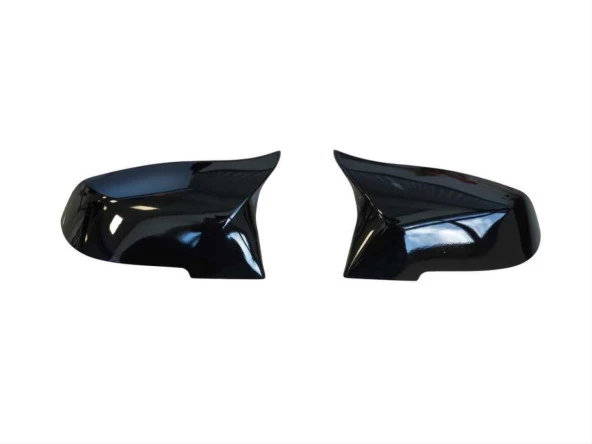 Bmw 3 Uyumlu Serisi F30 2012-2018 Ayna Kapağı Piano Black - 2