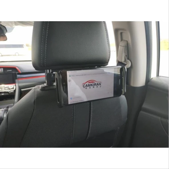 Telefon & Uyumlu Tablet Tutucu Koltuk Arkası - Resim 4