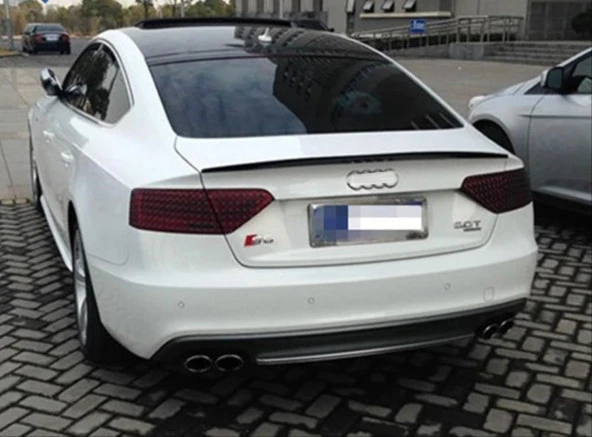 Audi A5 Uyumlu 2009-2016 Spoiler - Piano Black (Parlak Siyah) - Resim 2