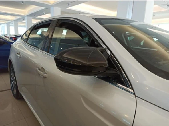 Renault Megane Uyumlu 4 2016+ Batman Ayna Kapağı Piano Black - Resim 4