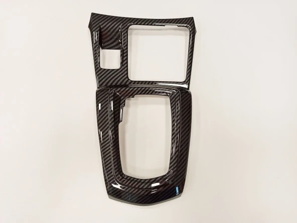 Nissan Qashqai Uyumlu 2018+ Vites Kaplama - Karbon - Resim 4