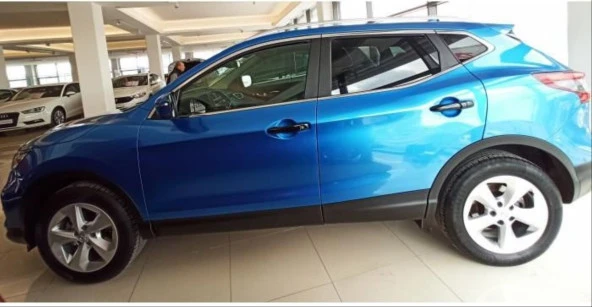 Nissan Qashqai Uyumlu 2014-2020 Kapı Kolu Kaplama - Piano Black - Resim 3