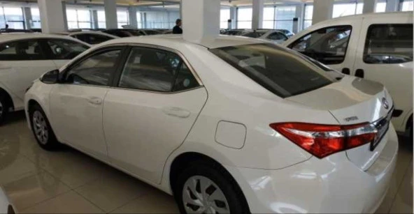 Toyota Corolla Uyumlu 2013-2016 Cam Çıtası Nikelaj - 3